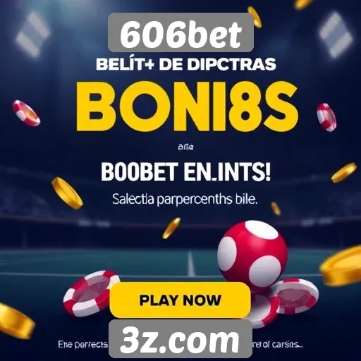 Ofertas de bônus disponíveis na plataforma 606bet