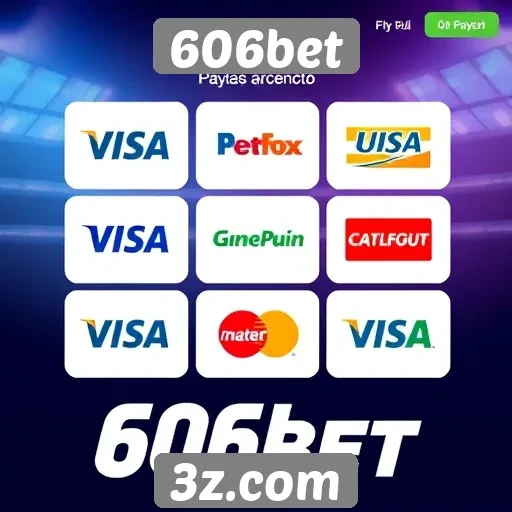 Opções de pagamento disponíveis na 606bet